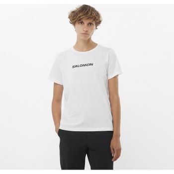 Camiseta de mujer Salomon Logo manga corta blanca - S