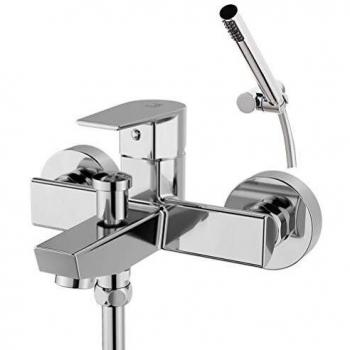 Galindo Aroha 4603000 Grifo baño - ducha, Monomando Cromo con Accesorios de Ducha