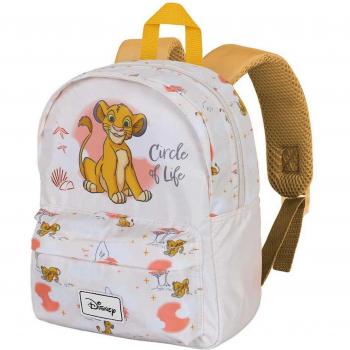 Mochila Preescolar Circle El Rey León Disney 27cm Amarillo Karactermania