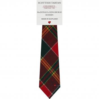 Boys All Wool Tie Woven Scotland - MacDonald of Kinsburgh Modern Tartan