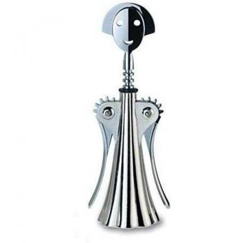 Alessi | Anna G. AM01 Z - Design Corkscrew in Resin Thermoplastic and Chromed Zamak, Mirror Polished