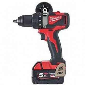 Taladro de tornillo MILWAUKEE Brushless M18 BLDDD2-502X - 2 baterías 18V 5.0Ah - 1 cargador 4933464515