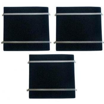 Set de 3 filtros de carbón 240 x 220 mm para campana extractora Sauter 74X0998