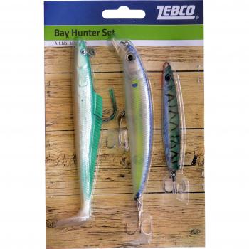 Zebco Angelsets Bay Hunter Set - Cebo Spinner de Pesca, Color Multicolor