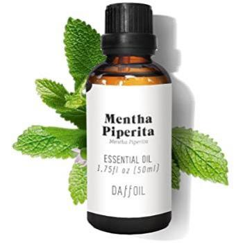 Aceite Esencial de Menta Piperita 50 ml - 100% Natural, puro y ecológico, BIO, ideal para aromaterapia y uso en humidificadores