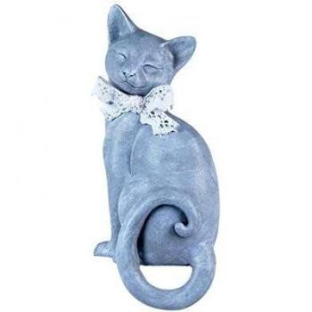 SIGRIS Decor and Go Gato Figuras de Animales Y Plantas al Estilo Romántico Material Principal Resina DG14625