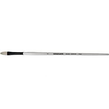 Pincel Daler-Rowney Graduate Filbert de Cerda Natural 4 con Mango Largo