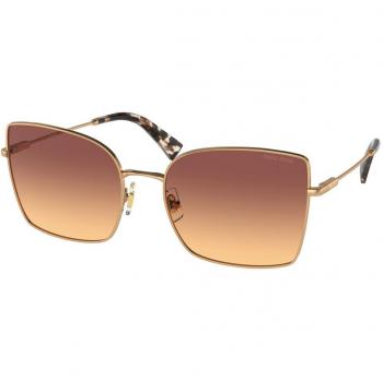 Miu Miu MU51WS 7OE07P Women’s Sunglasses Gold Size 59