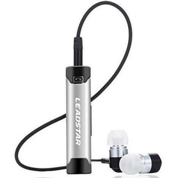 Leadstar, in-ear Auriculares Bluetooth con micrófono 2000 V4.1 inalámbrico negocio, deporte running auriculares, cancelación de ruido música auricular con micrófono