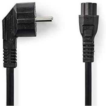 Nedis CEGP10100BK50 Cable de alimentación | Schuko Macho en Ángulo - IEC-320-C5 | 5,0 m | Negro