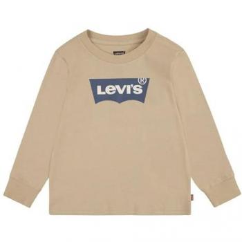 Camiseta de Manga Larga Batwing Unisex Levi's® para Bebé Beige