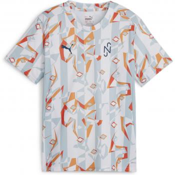 Camiseta de Manga Corta Puma Neymar Creativity Junior 128 Blanca y Naranja