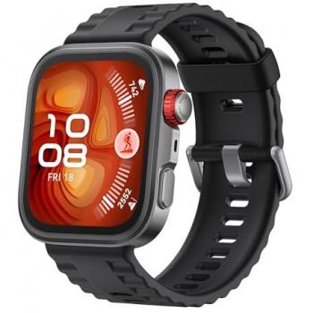 Huawei Watch Fit 4 Pro - Smartwatch de 40 mm con pantalla AMOLED de 1.82, GPS, ECG, NFC, hasta 10 días de batería, compatible con Android e iOS, color negro y correa de fluoro
