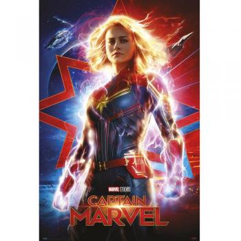 Póster Capitana Marvel One Sheet 91.5 x 61 cm