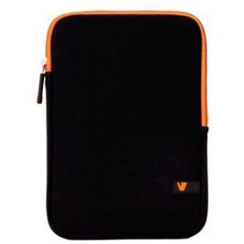V7 TDM23BLK-OG-2E - Carcasa para tablet de 8 y Apple iPad Mini, color negro y naranjo