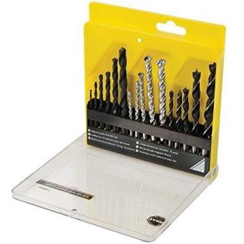 Task 658071 Combi Drill Bit Set 16pce 2-10mm, Silver
