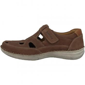 Sandalias Josef Seibel ANVERS 81 para hombre, marrón, confort, cuero nubuck