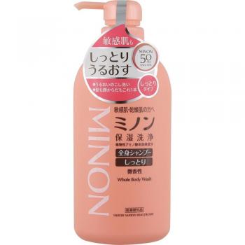 Minon Amino Moist Whole Body Shampoo 450ml - Hydrating Body Care Cleanser