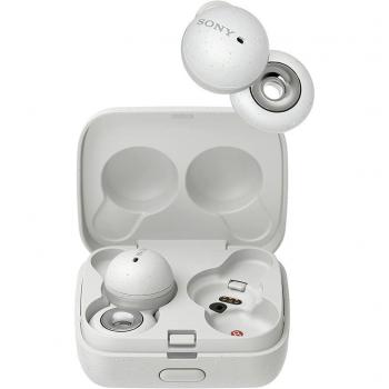 Sony Wireless Noise-Cancelling In-Ear Bluetooth Earbuds - White