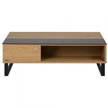 Mesa de centro elevable en madera y metal WYNN de MILIBOO