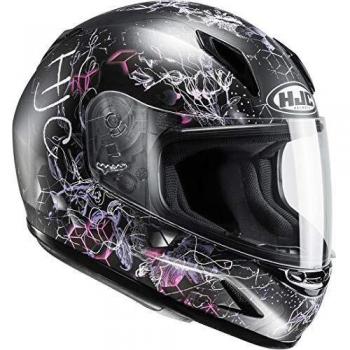 HJC Helmets 1 Casco, Unisex Adulto, Negro/Violeta, Small