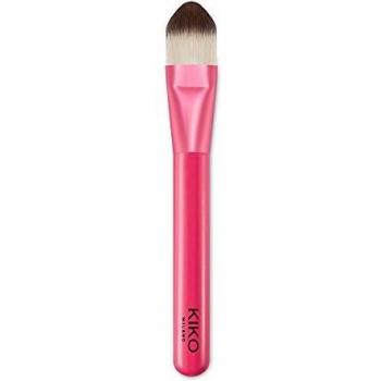 KIKO Milano Smart Foundation Brush 101 | Brocha plana para bases de maquillaje líquidas o en crema, fibra sintética