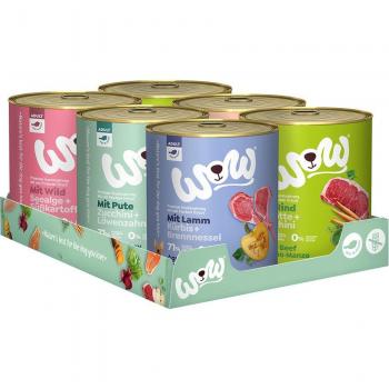 WOW Alimento Húmedo para Perros - Pack Misto (5 Variedades) 6 x 800 g