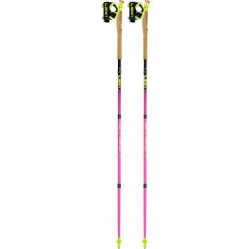 Leki Ultratrail FX One Neon Pink Black Yellow Trekking Poles 110 cm Pair