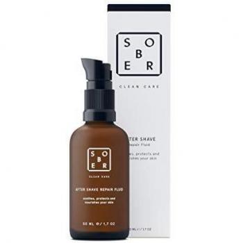 Sober - Repair Fluid Afeitado 50 ml para hombre, líquido reparador post-afeitado