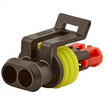 Conector Hella 8JA 746 184-022 - Cubierta de enchufe - 2 pines - Conector paralelo