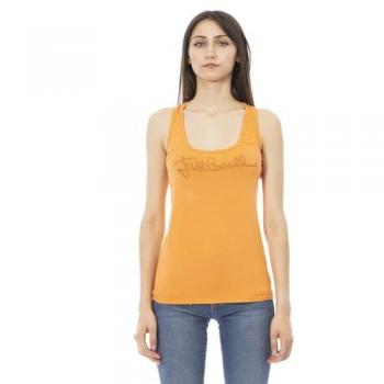 Just Cavalli Beachwear Top D40 151 Grbc Camiseta Larga Mujer, Talla L, Color Arancione