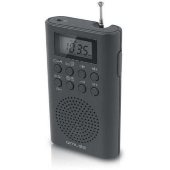 Muse M-03R Radio Portátil Analógica AM/FM Negra
