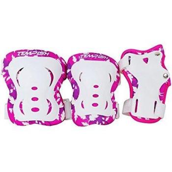 Set de protección Tempish Fid para niños, color rosa/blanco, talla M