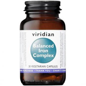 Viridian Balanced Iron Complex 30 Vegetarian Capsules