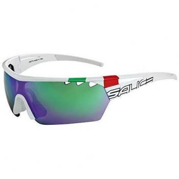 Salice 006 ITA RWP Polarized Men's Sunglasses White/Green Standard Size