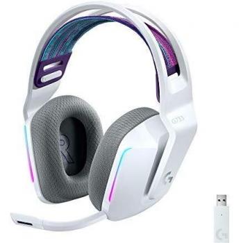 Auriculares Logitech G733 Lightspeed Wireless RGB Gaming Headset White P/N: 981-000883