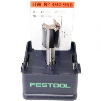 Broca para ranuras de carburo HW S8 Diámetro 18 mm, Longitud útil 20 mm