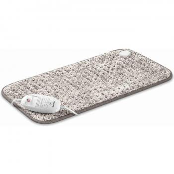 Beurer HK 123 XXL Nordic Almohadilla Eléctrica Tacto Suave, 60x30 cm, Beige, con 3 Ajustes de Temperatura y Desconexión Automática, Lav
