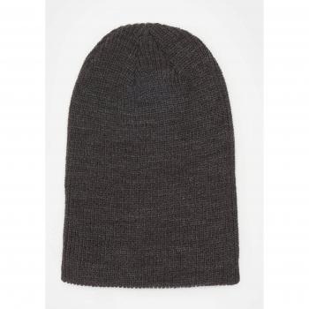 Flexfit Long Knit Beanie - Dark Grey