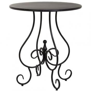 Mesa de Metal Negro Alexandra House Living 71 x 80 x 71 cm