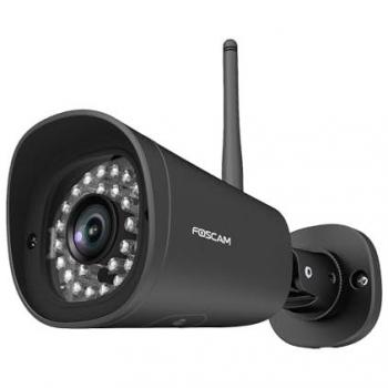Cámara IP Foscam FI9902P 2 Megapíxeles Full HD 1080P H.264 Inalámbrica/Cableada con Visión Nocturna hasta 20 Metros Compatible con Alexa Color Negro