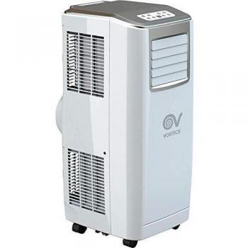 Aire Acondicionado Móvil Monobloque Vortice ICE 2600W - Silencioso (44,5 dB) con Ruedas y Control Remoto