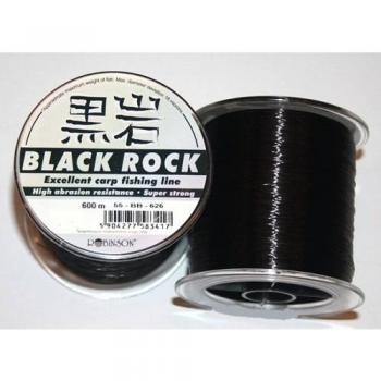 Black Rock - Sedal de pesca de fluorocarbono, 600 m Talla:0.350mm/23kg/600m