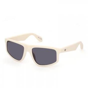 Adidas Originals OR0108 Polarized Square Sunglasses White/Smoke 55mm Unisex