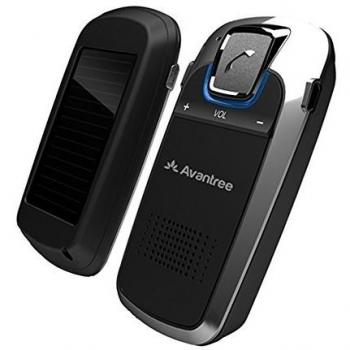 Avantree Sunday - Manos libres Bluetooth para móvil con carga solar