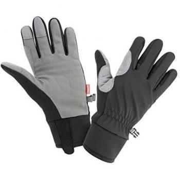 Spiro Short Guantes, Hombre, Negro/Gris, Large