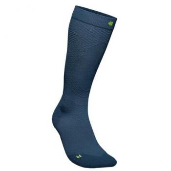 Bauerfeind Ultralight Compression Socks for Men - Blue, Size Medium (EU 41-43)