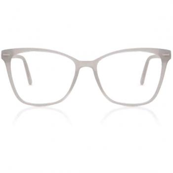 Gafas Cat Eye Armazón Completo de Plástico con Cristales Transparentes y Lentes Recetadas para Mujer - Gafas Anti-Azules - SmartBuy Collection