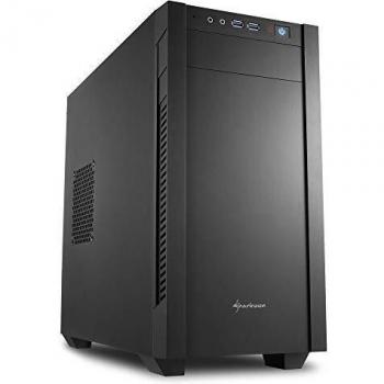Sharkoon S1000 - Caja de Ordenador, PC Gaming, MICRO-ATX, Negro