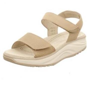 Sandalias de Piel Beige con Diseño Elegante y Tecnología de Comodidad Talla 37 Joya Flores 2024